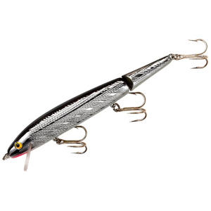 Rebel Minnow Jointed Jerkbait 4-1/2" 7/16 oz Silver/Black