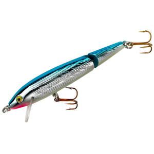 Rebel Minnow Jointed Jerkbait 3-1/2" Silver/Blue