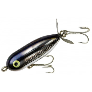 Heddon Tiny Torpedo Black Shiner/Glitter