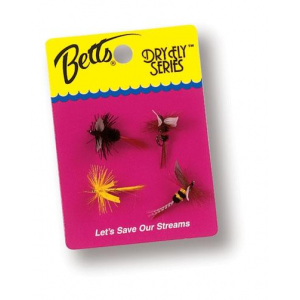 Betts Dry Fly Series Assorte Size 10 4pk