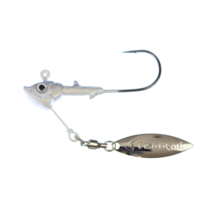 Fish-Head-Lures SHL Stand-Up Fish Head Spin 1/4oz Albino - $6.03 at Natchez Shooting & Outdoors