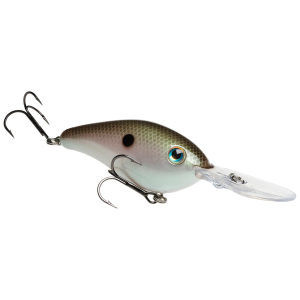 Strike King Pro Model 6XD Silent Crankbait 1 oz Green Gizzard Shad