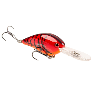 Strike-King-Lures Strike King KVD 1.5 Flatside Delta Red - $7.99 at Natchez Shooting & Outdoors