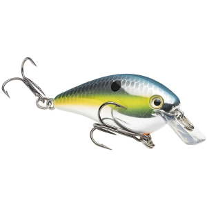 Strike King KVD Squarebill 1.0 Crankbait 2" 1/4 oz Chrome Sexy Shad