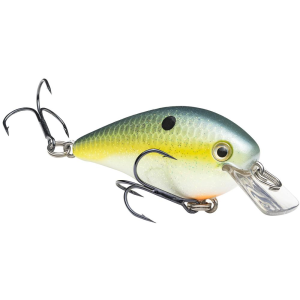 Strike King KVD Squarebill 1.0 Crankbait 2" 1/4 oz Chartreuse Sexy Shad