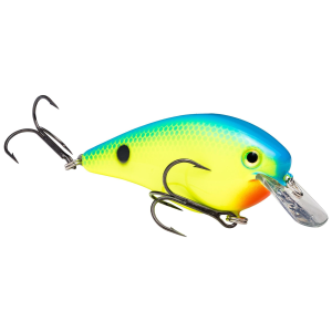 Strike King KVD Square Bill 2.5 Crankbait 2-3/4" 5/8 oz Powder Blue Back Chartreuse