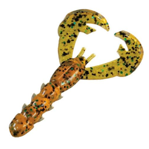Strike-King-Lures Strike King RageCrawBaby 3'' Amber Green/Black 9pk - $7.21 at Natchez Shooting & Outdoors
