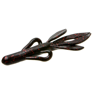 Zoom Super Hog 4'' Black Red Glitter 10pk