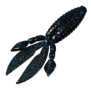 Strike King 3'' Rodent Soft Bait Black Blue Flake 8pk