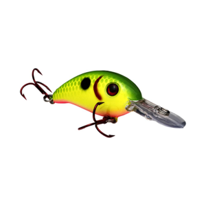 Strike King Slab Hammer Mini Crankbait 1-3/4" Limetruese Pink Belly