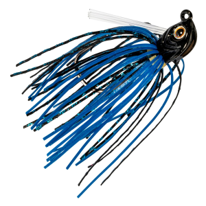 Z Man Midwest Fin Swim Jig 1/4oz Black Blue