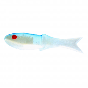 Creme Lit'l Fishie 2.5'' White Pearl/Blue Back 10pk