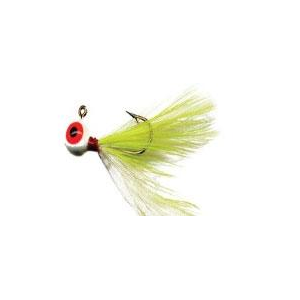 NotHead Feather Jig 1/32 Chart/White 2pk
