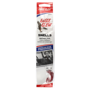 EA Snelled Baitholder Red Size 4 6pk