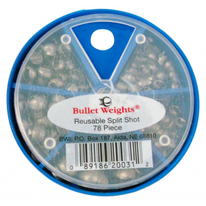 Bullet Weight Rmvable Split Shot Skillet Assortment 78pc