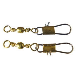 EA Barrel Swivel Snap w/Interlock 10 Brass