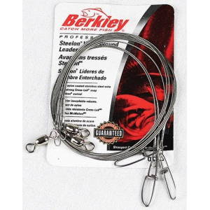 Berkley Wire Leader 12'' 30 lb 3pk Bright