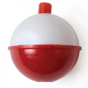 EA Snap-On Round Floats Red/White 1.5'' 2pk