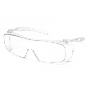 Pyramex Cappture Safety Glasses Clear with Clear Lenses