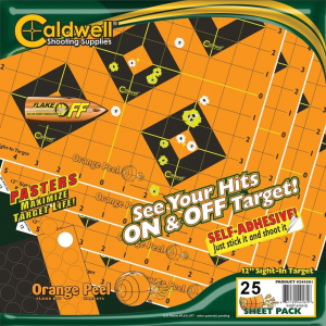 Caldwell 12" Sight-In Targets Orange and Black 25/ct