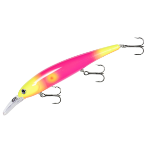 Bandit Walleye Shallow Jerkbait 4-3/4" 5/8 oz Pink Yellow