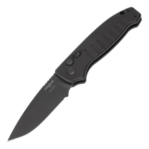Hogue-Knife Hogue Ballista I Automatic Folder Knife 3 1/2" Drop Point Blade Black - $188.96 at Natchez Shooting & Outdoors