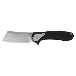 Kershaw Bracket Cleaver Assisted Frame Lock Knife Black G-10 - 3-2/5" Blade