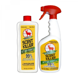 Wildlife Scent Killer Autumn Formula Super Charged Combo 24 oz Spray Bottle and 24 oz Refill