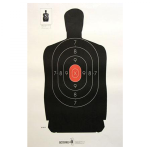 Speedwell Police Silhouette Paper Target Orange 100/ct