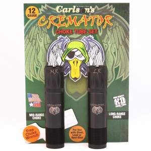 Carlson's Cremator Waterfowl Mid and Long Range Non-Ported Choke Tube for 12 ga Browning Invector Plus 2/ct