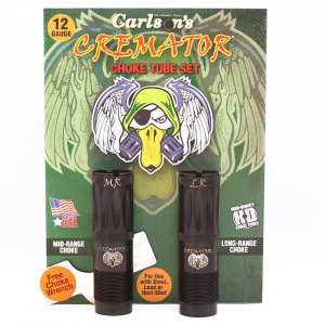 Carlson's Cremator Waterfowl Non-Ported Mid and Long Range Choke Tubes for 12 ga Winchester/Browning Inv/Moss 500 2/ct