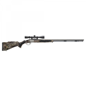 Traditions Vortek StrikerFire VAPR Muzzleloader Rifle .45 Cal 28" BBL Mossy Oak Break Up Country 3-9x40 Scope