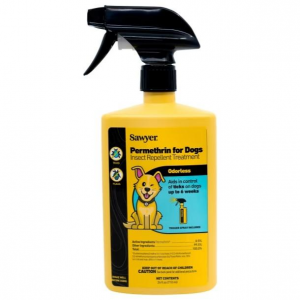 Sawyer Permethrin Insect Repellent Treatment for Dogs 24 oz Trigger Spray