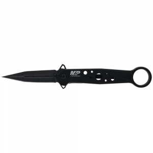 Smith & Wesson M&P Folding Knife Dagger Blade Black
