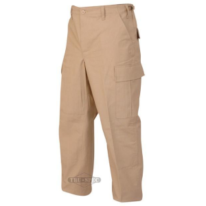 KHAKI BDU PANT 100 COT RIPST XSM
