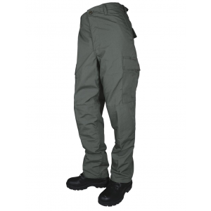 Tru-Spec BDU Basic Pants - 6.5oz. 65/35 Polyester Cotton Rip-Stop Zip Fly Closure Olive Drab 2X-Large