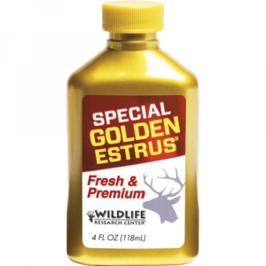 Wildlife Research Special Golden Estrus - 25th Anniversary Fresh & Super Premium Whitetail Doe Urine with Estrus Secretions 1 FL OZ
