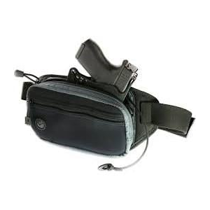 Galco Fastrax Pac Waistpack Subcompact Black and Grey