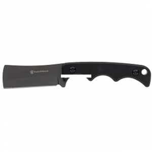 Smith & Wesson H.R.T. Cleaver Neck Fixed Knife 2" Cleaver Blade Black with Nylon Sheath