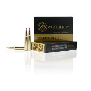 Weatherby Select Plus Rifle Ammunition 338-378 Wby Mag 262 gr Hammer Custom 3500 fps 20/ct