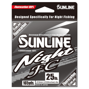 Sunline Night FC 25 lb - Clear Blue - 165 yd