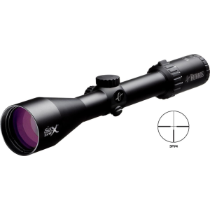 BLEMISHED Burris Six X Rifle Scope - 2-12x50mm 30mm 50-8.5' FOV 3.5-4.0" ER German 4 Reticle Matte