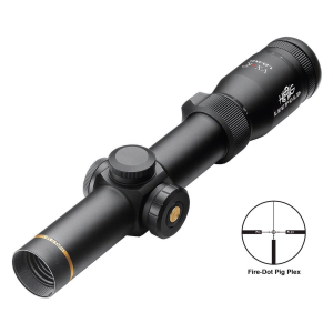 BLEMISHED Leupold VX-R Hog Rifle Scope  - 1.25-4x20mm FireDot Pig Plex Matte