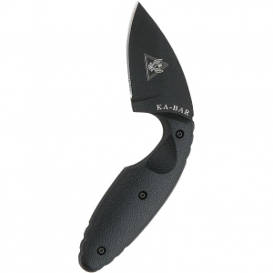 Ka-Bar Original TDI Fixed Knife 2-3/10" Drop Point Blade Black with Sheath