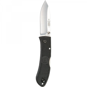 Ka-Bar Dozier Hunter Folding Knife 3" Drop Point Blade Black