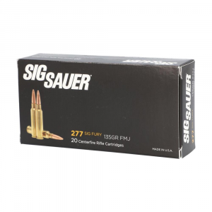 Sig Sauer Elite Ball Rifle Ammunition .277 Fury 135gr FMJ 2750 fps 20/ct