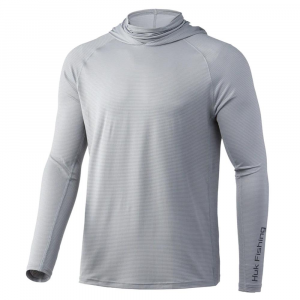 Huk A1A Performance Hoodie Overcast Grey S