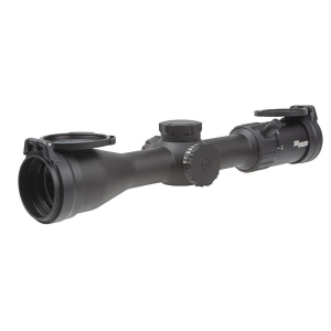 Sig-Sauer Sig Sauer Whiskey 4 Low Profile Rifle Scope 3-12x44 30mm SFP Quadplex non-Illum Capped 0.25 MOA - Black - $279.99 at Natchez Shooting & Outdoors