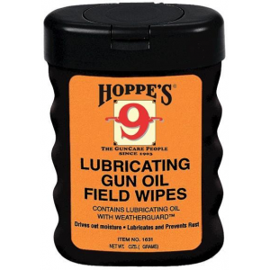 Hoppe's Lubricating Gun Oil Field Wipes - 50/ct