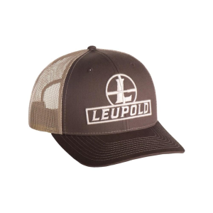 Leupold Leupold Reticle Trucker Hat Brown/Khaki - $19.99 at Natchez Shooting & Outdoors